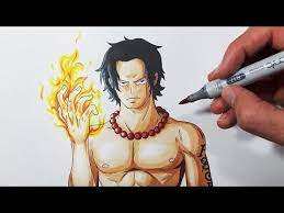 Added to drawings for the drawing grounds sep 5, 2012. How To Draw Portgas D Ace From One Piece Step By Step Tutorial Youtube
