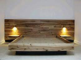 rustic wooden lamp design ideas diy bed frame pallet furniture wooden bed