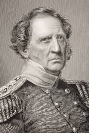 Winfield Scott 1786 To 1866. Union General During American Civil War. From  The Book Gallery Of Historical Portraits Published C.1880. PosterPrint