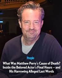 🔗: bit.ly/4h4iUAi The world lost a friend when Matthew Perry died suddenly  in October 2023 from an accidental ketamine overdose. 📷: Getty