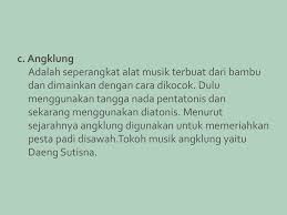 Nama gesang tentu tak bisa lepas dari karyanya yang mendunia, bengawan solo. Keunikan Musik Tradisi Nusantara Macam Lagu Tradisional Di Indonesia Ppt Download