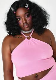 Plz Gimme Sugar Halter Top In 2019 Plus Size Fashion For