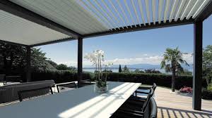 Bioclimatic, zen rain, summer, tensioned bands or verandas, which can be in acrylic canvas, pvc or polyethylene. Bioclimatic Pergola Pergola For A Design Terrace By Biossun