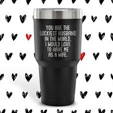 Wife shocks husband with gift that lets him see color for first time in 24 years. Luckiest Husband From Wife Wife To Husband Gifts Husband Birthday Gift Funny Wedding Birthday Gifts For Husband Husband Birthday Anniversary Gifts For Husband