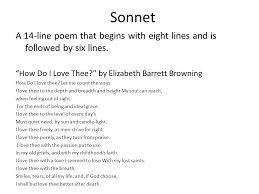 How Do I Love Thee Let Me Count The Ways Rhyme Scheme A Unit On Types Of Poetry And Literary Terms Ppt Video Online Download