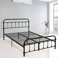 By dhp (9) wesley brown metal and wood full canopy platform bed. Imkamp Platform Bed In 2021 Queen Size Metal Bed Frame Bed Frame And Headboard Metal Platform Bed
