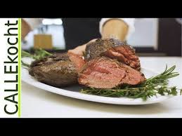 Hirschrucken Zubereiten Und Rosa Braten Omas Rezept Youtube Omas Rezepte Rezepte Hirschrucken