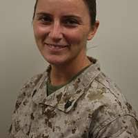 U.S. Marine Corps Lance Cpl. Gabriella M. Phillip poses