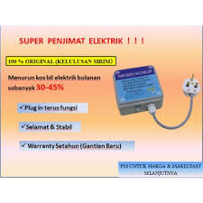 Jadilah pengguna eletrik dengan bijak. Alat Jimat Elektrik Power Saver Shopee Malaysia