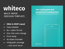 The longform white paper template is the perfect way to educate readers without getting too flashy. White Paper Template For Indesign On Behance