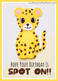 It's a great collection of funny, touching, beautiful, and stunning printable valentine cards that are sure to please both the young and the young at heart. Paper Leopard Craft For Kids Free Printable Template