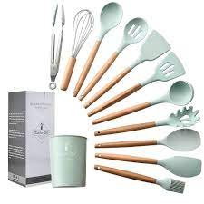 We did not find results for: Kitchen Utensils Set 11 Pieces Silicone Non Stick Barreled Cooking Utensils Set Silica Gel Utensil Wooden Handle Kitchenware Set Green Walmart Com In 2021 Silicone Kitchen Utensils Silicone Cooking Utensils Silicone Kitchen