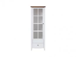 Check spelling or type a new query. Classic 1 Door Tall Glass Display Cabinet Wood Storage Drawer White Gloss Acacia Kalio Impact Furniture