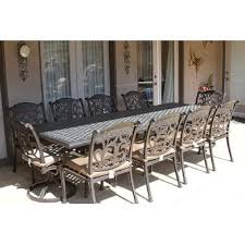 Customize & buy online today! Patioland Ld1238 1 11 Ld1031 46120 Mandalay Outdoor Patio 11 Pc Dining Set 46 X 120 Inch Cast Aluminum Antique Bronze