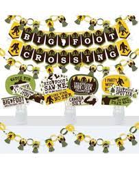 Big Dot of Happiness Sasquatch Crossing - Banner and Photo Booth  Decorations - Bigfoot Party or Birthday Party Supplies Kit - Doterrific  Bundle | Westland Mall