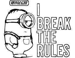 Im with stupid minions coloring pages. Minion Coloring Pages For Adults