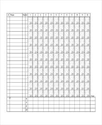 Score Sheet Templates 26 Free Word Excel Pdf Document