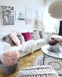 It might be because it's decorated with warm colours and wood tones or layered with soft textures and pillows. 28 Cozy Living Room Decor Ideas To Copy Society19 Girly Living Room Pink Living Room Living Room Decor Cozy