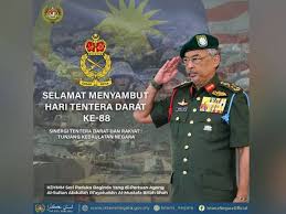 Pangkat tentera dirancang untuk membantu anda mempelajari lencana peringkat untuk setiap cabang dari angkatan bersenjata malaysia dan indonesia. Agong Zahir Ucapan Selamat Menyambut Hari Tentera Darat Ke 88