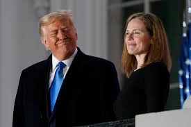 Amy Coney Barrett Sworn In At Court As Issues Important To Trump Await