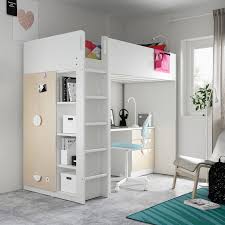 Alex desk gray 90260710 ulasan harga tempat membeli. Hochbett Mit Schreibtisch Ikea Hack
