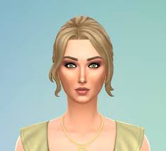 My new sim I recently created I think she's so pretty🥹💚 She loves  animals, especially horses and is obvioulsy vegetarian. She's also socially  awkward around people and prefers spending time with animals.