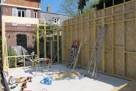 Extension En Bois Grande Baie En 2020 Ossature Bois Maison Bois Extension Maison