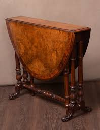 Victorian Burr Walnut Sutherland Drop Leaf Table Antiques Atlas Drop Leaf Table Leaf Table Antique Furniture Vintage