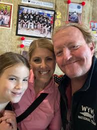 Love running into Shannon and her daughter who swims for Cheshire today -