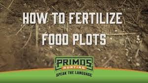 It's not as daunting as you think! Easy Ways To Fertilize Food Plots Youtube