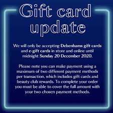 Gift cards on amazon are special top up vouchers that can be exchanged on the amazon website for items. Debenhams Gift Cards Facebook