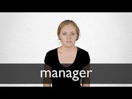 Spanish Translation Of Manager Collins English Spanish Dictionary