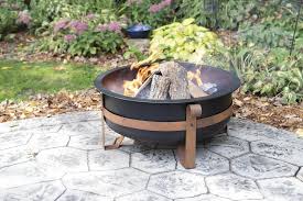 Fire pits & fire places at menards®. Backyard Creations 30 Rosewood Steel Fire Pit At Menards