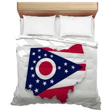 All the bedding is provided; Ohio Comforters Duvets Sheets Sets Custom