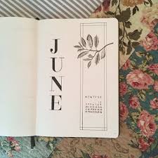 July is the summer month and that means outdoor picnics,. 50 Incredible June Monthly Spreads For Your Bullet Journal My Inner Creative
