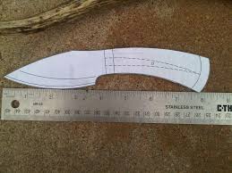 I love to see what makers are doing and i'll try and post photos that you send of your knives. Hidden Tang Skinner Pdf Template And Cad File Belnap Custom Knives Llc