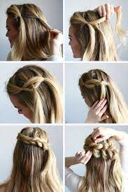 If You Want To Try Something New But You Have No Idea How To Do It These Braid Hair Tu Braided Hairstyles Half Braided Hairstyles Braided Hairstyles Tutorials