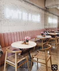 Seat Material But Maybe In Dark Grey Restaurant Interior Coffee Shops Interior Cafe Interior