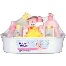Baby essentials gift set | (1) each 9oz gentle hair & body wash, 9oz calming baby bath, 9oz gentle baby lotion, 80ct unscented wipes and bonus bunny lovie. Walmart Baby Magic Bath Time Fun Kit Cestas De Bebe Itens Essenciais Para Bebe Brinquedos De Bebe Menina