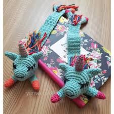 Unicorn Kitap Ayraci Amigurumi Siparis Icin Instagram Yumak Toys Amigurumi Oyuncak Instagram