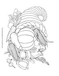 Pack these spring printables into a picnic basket for a family outing. Cornucopia Coloring Page Free Printable Pdf From Primarygames