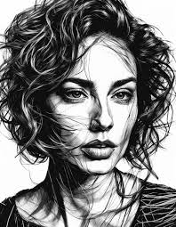 Creating messy art with AI, seeking scribble art style