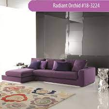 Foxglove has gorgeous shades of radiant orchid. Radiant Orchid Sofa Tresor Contemporary Sofa Modern Furniture Living Room Furniture