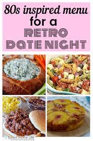 Whether you know an 80s baby with something to celebrate, or just want to introduce your younger friends to the era that redefined pop culture, these snacks, sips and treats will help you set the mood. 80s Nostalgia Food For A Retro Dinner Date Night Night Dinner Recipes 80s Food 80s Party Foods