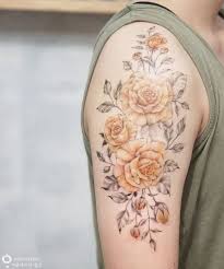 Yellow Rose Tattoo Inkstylemag Yellow Rose Tattoos Yellow Flower Tattoos Tattoos