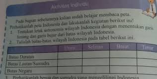 Utara, selatan, barat, timur. translation:north, south, west, east. Tuliskan Batas Daratan Lautan Samudra Dan Negara Di Wilayah Indonesia Bagian Brainly Co Id