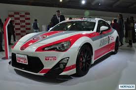 White toyota gt86 tuned modified sports car wall art poster / canvas pictures. Auto Expo 2014 Live Toyota Gt86 Trd India Debut Images Details