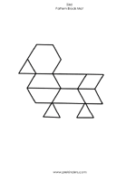 Perfect for the block center in a classroom or at home. Pattern Block Mats Prekinders