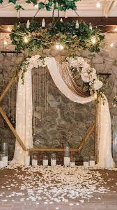 7 Wedding Arches That Will Instantly Upgrade Your Ceremony Modern Wedding Ceremony Wedding Ceremony Backdrop Indoor Wedding Wall