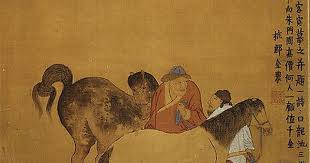 jin nong grooms and foreign horses china qing dynasty 1644 1911 asian art art chinese art